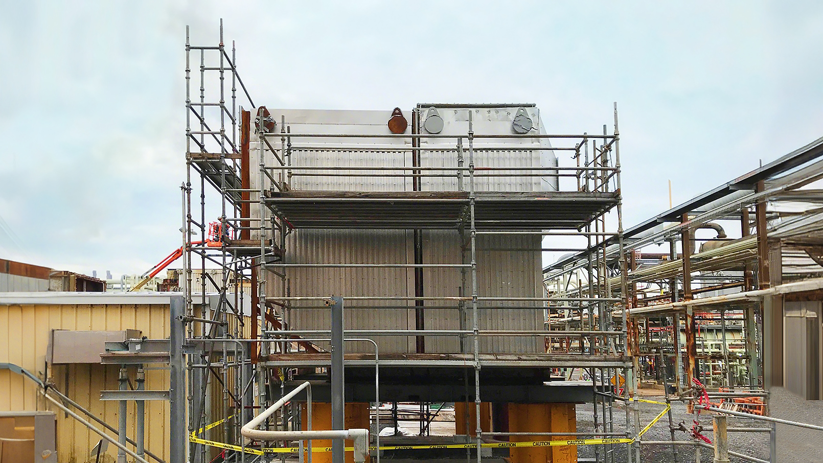 美國?？松?美孚公司巴吞魯日煉鋼油廠組合式空氣預(yù)熱器